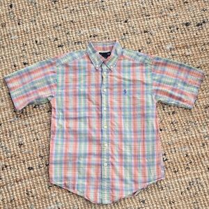 Polo by Ralph Lauren] Multicolor Plaid Button Down Shirt